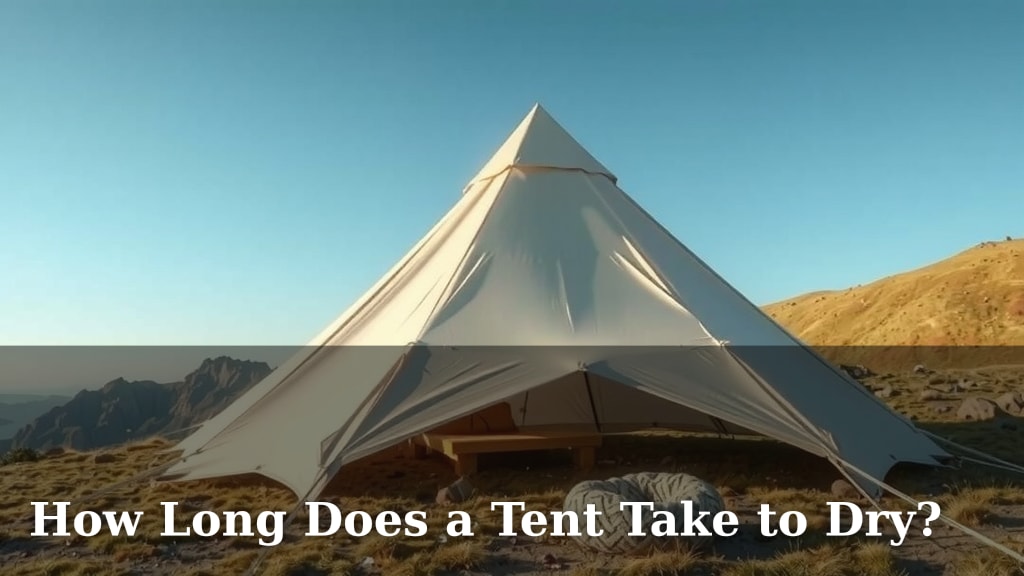 How Long Does a Tent Take to Dry?