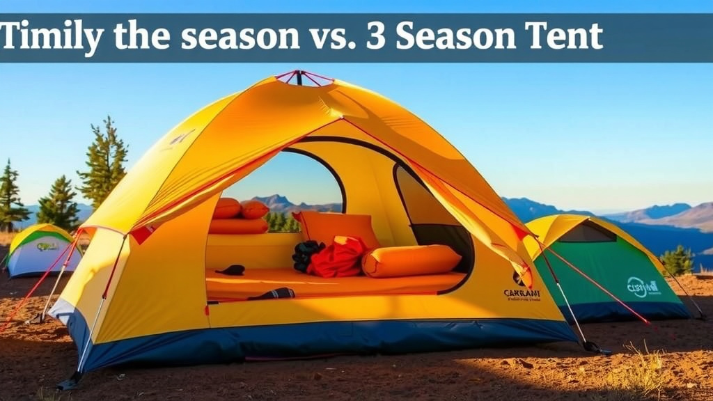 Choosing Your Camping Tent: 2-Season vs. 3-Season