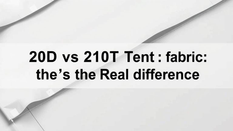 20D vs 210T Tent Fabric: What's the Real Difference