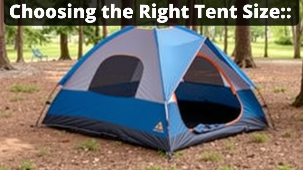 Choosing the Right Tent Size: 4 vs. 6 Person