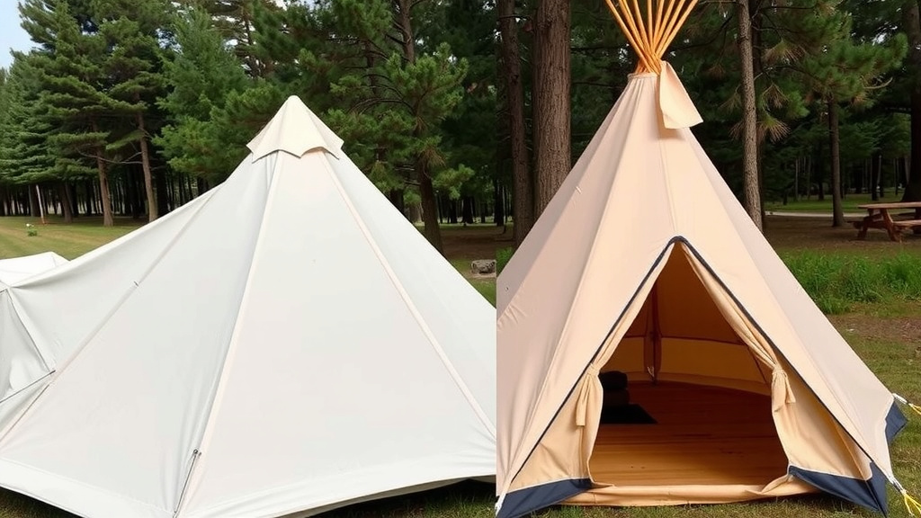 Bell Tent vs. Teepee: Which Canvas Shelter is Right for Your Adventures?