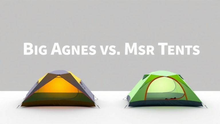 Big Agnes vs MSR Tents: Which is Best for Your Camping