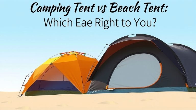 Camping Tent vs Beach Tent: Which is Right for You