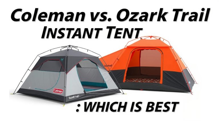 Coleman vs Ozark Trail Instant Tent: Which is Best