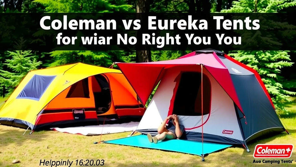 Comparing Coleman and Eureka Tents for Your Camping Needs