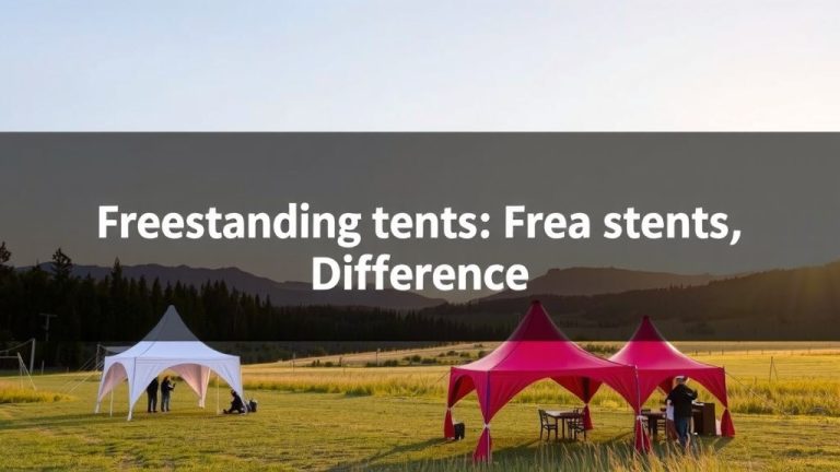 Freestanding vs Non-Freestanding Tents: What's the Difference