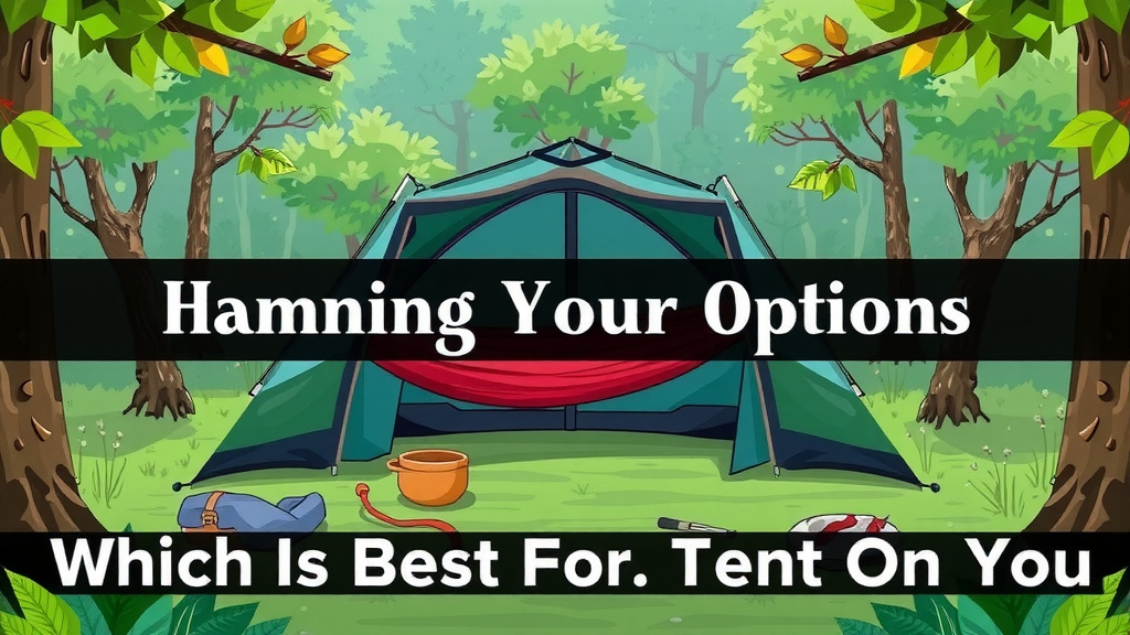 Weighing Your Options: Hammock Camping vs. Tent Camping