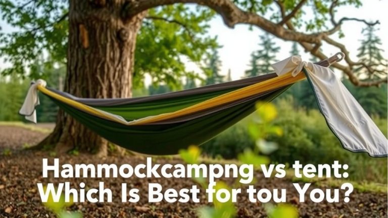 Hammock Camping vs Tent: Which Is Best For You