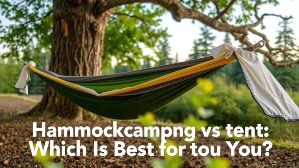 Hammock Camping vs Tent: Which Is Best For You