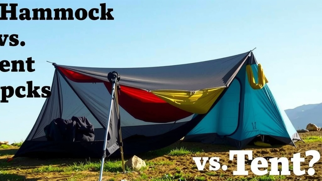 Choosing Your Backpacking Shelter: Hammock vs. Tent
