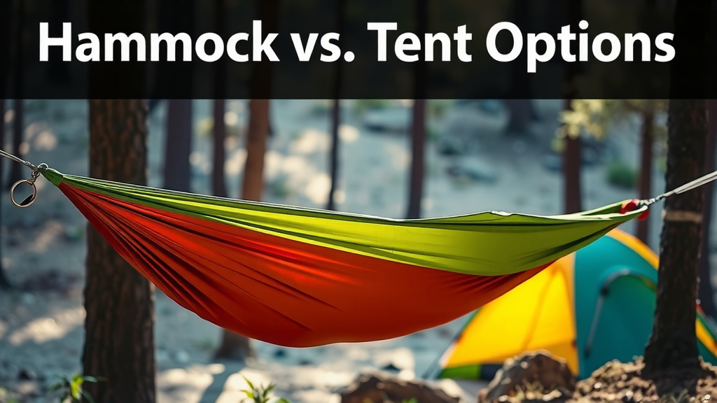 Weighing Your Options: Hammock vs. Tent Gear