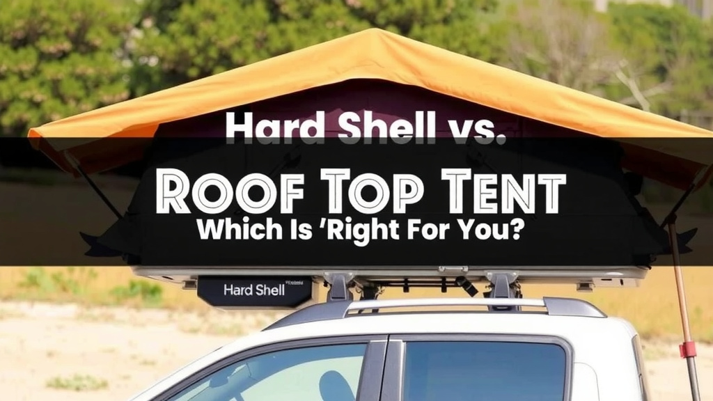Hard Shell vs. Soft Shell: Which Roof Top Tent is Right for You?
