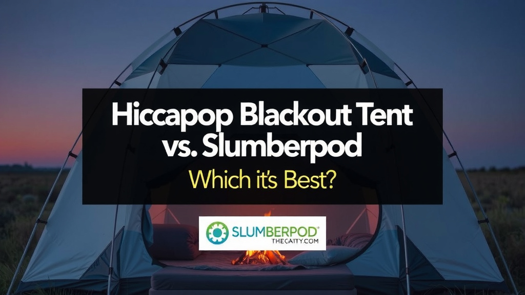 Comparing Sleep Tents: Hiccapop vs. Slumberpod
