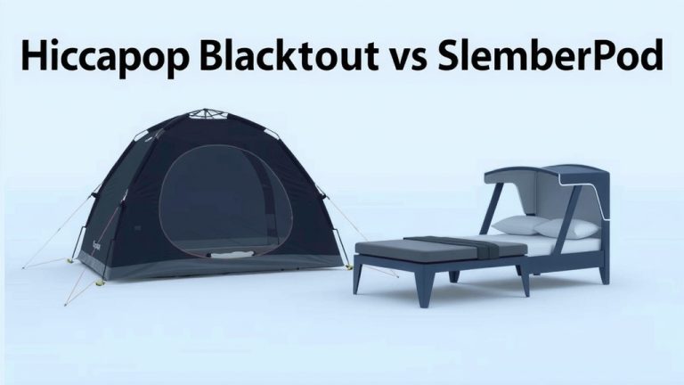 Hiccapop Blackout Tent vs SlumberPod Which is Best
