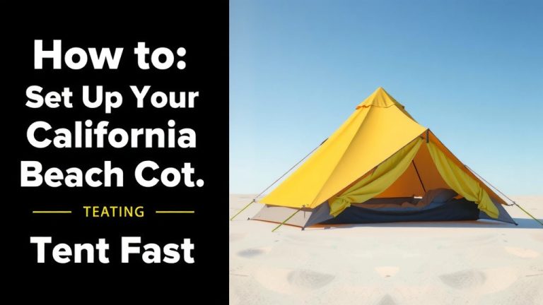 How to Set Up Your California Beach Co Tent Fast