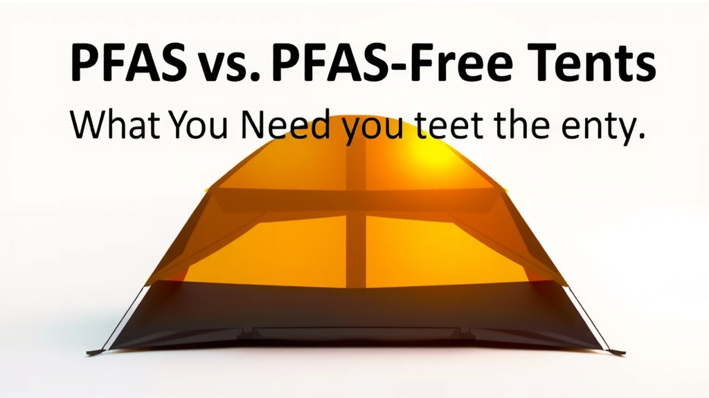 PFAS vs PFAS-Free Tents: What You Need to Know