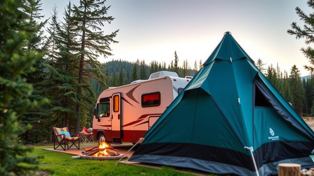 Choosing Your Adventure: RV Living vs. Tent Camping