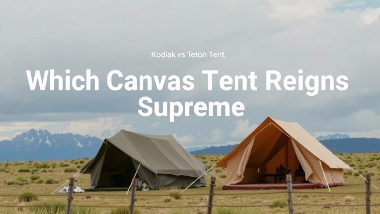 Kodiak vs Teton Tent: Which Canvas Tent Reigns Supreme