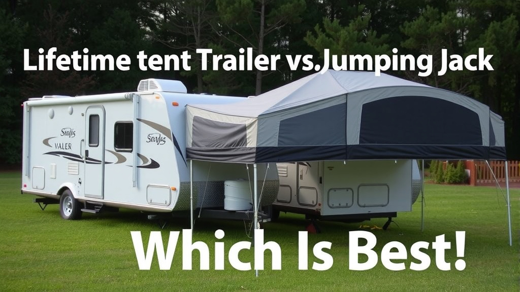 Tent Trailer Options: Lifetime vs. Jumping Jack