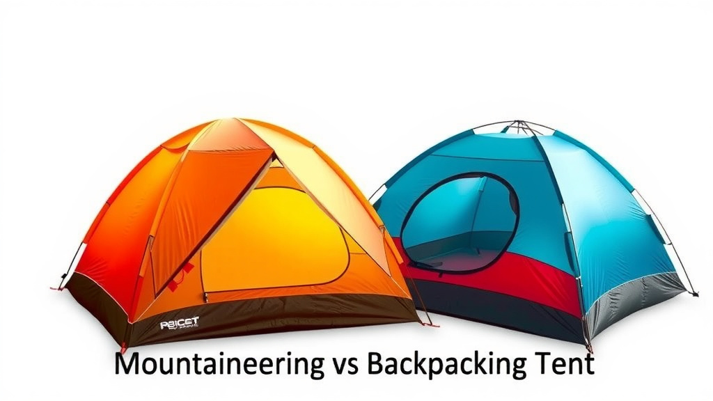 Mountaineering vs Backpacking Tent: What's the Difference