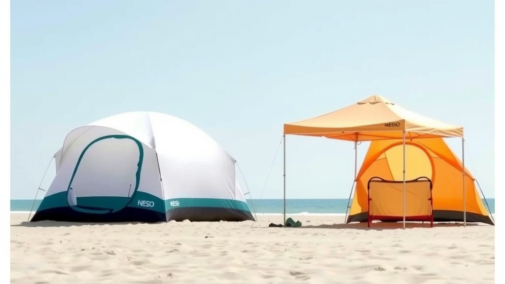 Comparing Beach Tents: Neso vs. Sun Ninja
