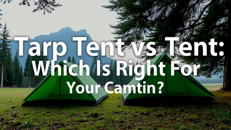 Tarp Tent vs Tent: Which is Right for Your Camping?