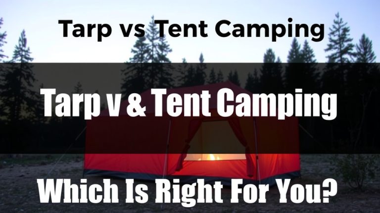 Tarp vs Tent Camping: Which Is Right For You