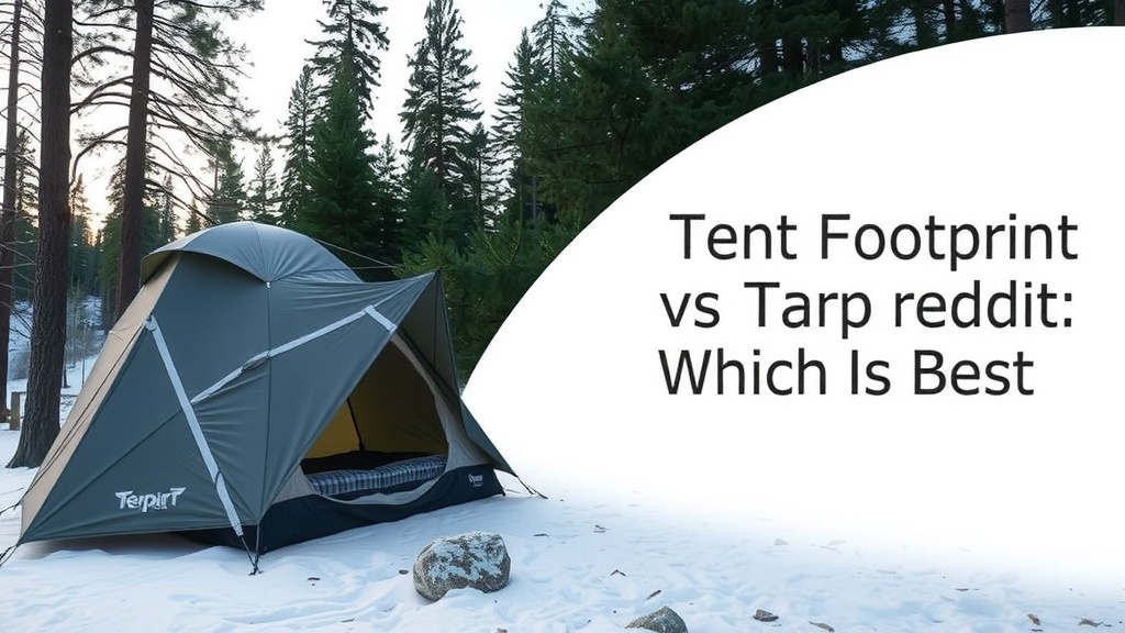 Tent Footprint vs Tarp Reddit: Which Is Best