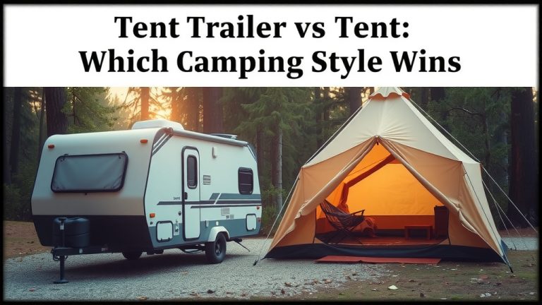 Tent Trailer vs Tent: Which Camping Style Wins
