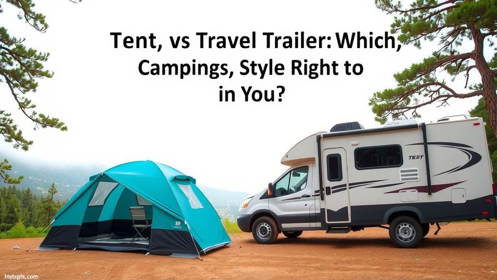 Tent vs Travel Trailer: Which Camping Style is Right for You