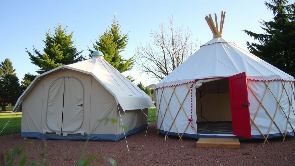 Tent vs. Yurt: Choosing Your Outdoor Dwelling
