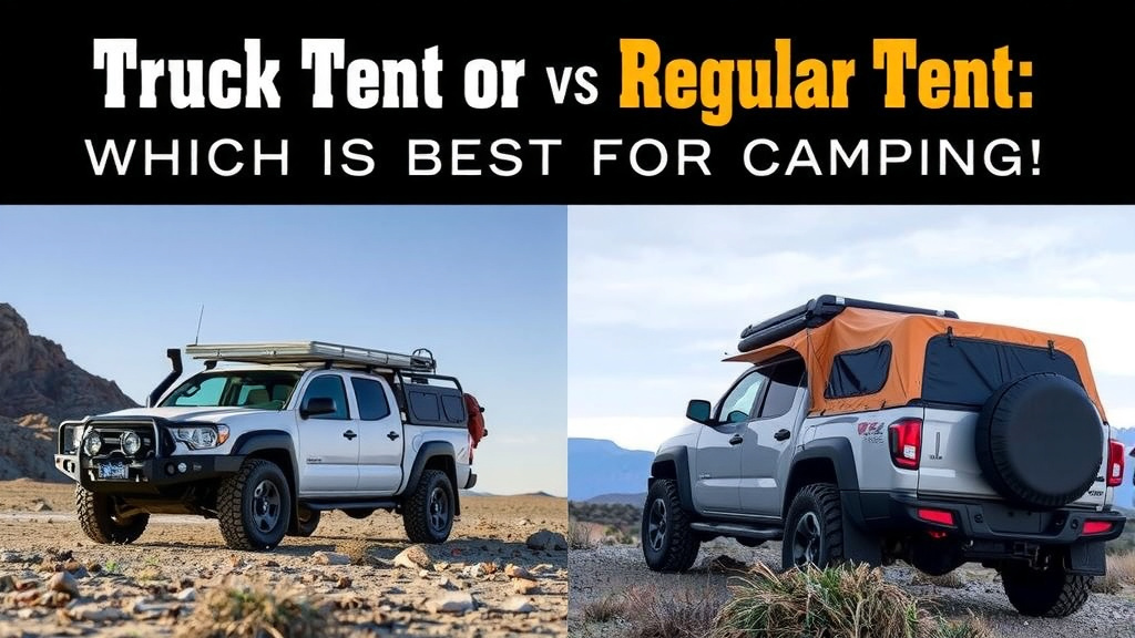 Truck Tent vs Regular Tent: Which Is Best for Camping