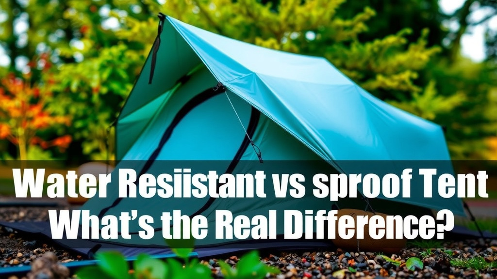 Tent Water Resistance: What’s the Real Difference?