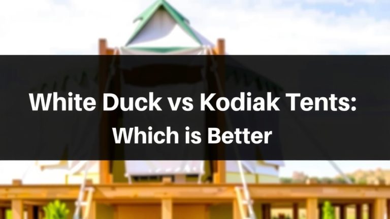 White Duck vs Kodiak Canvas Tents: Which is Better